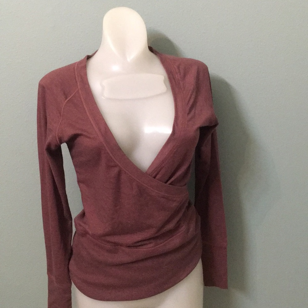 Lucy Faux Wrap Long Sleeve top